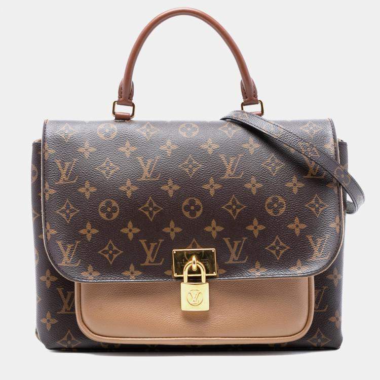 Pre Owned Louis Vuitton Brown Monogram Marignan