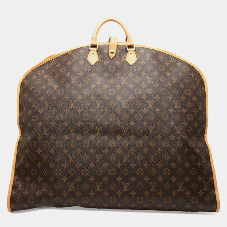 Pre Owned Louis Vuitton Brown Monogram Housse Porte Habits Garment Cover
