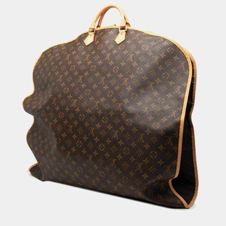 Pre Owned Louis Vuitton Brown Monogram Housse Porte Habits Garment Cover