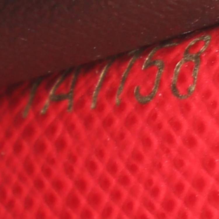 مملوكة مسبقًا Louis Vuitton Emilie Damier Ebene Canvas Long Wallet