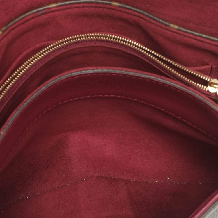 Pre Owned Louis Vuitton Pallas Aurore Monogram Canvas and Leather Chain Bag