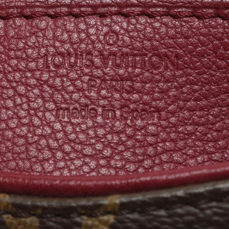 Pre Owned Louis Vuitton Pallas Aurore Monogram Canvas and Leather Chain Bag