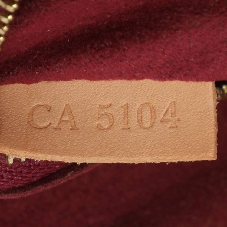 Pre Owned Louis Vuitton Pallas Aurore Monogram Canvas and Leather Chain Bag