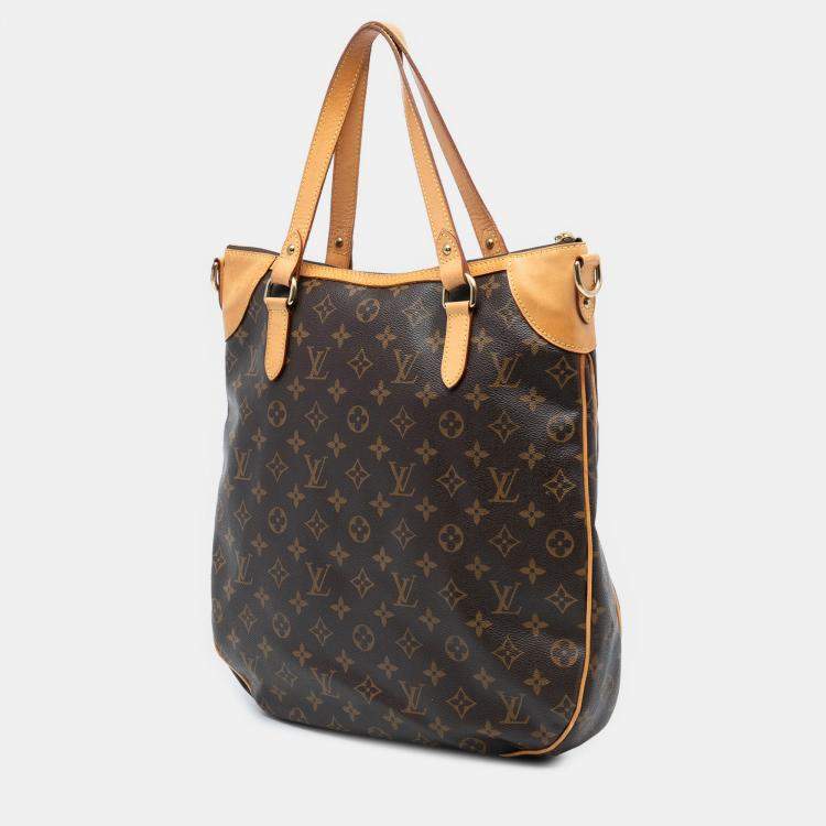 Pre Owned Louis Vuitton Brown Monogram Odeon GM