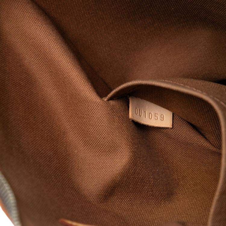 Pre Owned Louis Vuitton Brown Monogram Odeon GM