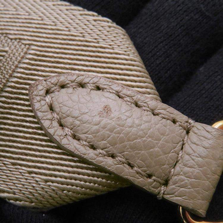 Pre Owned Louis Vuitton Papillon Bb Tourterelle Claim Bicolor Monogram Empreinte Leather