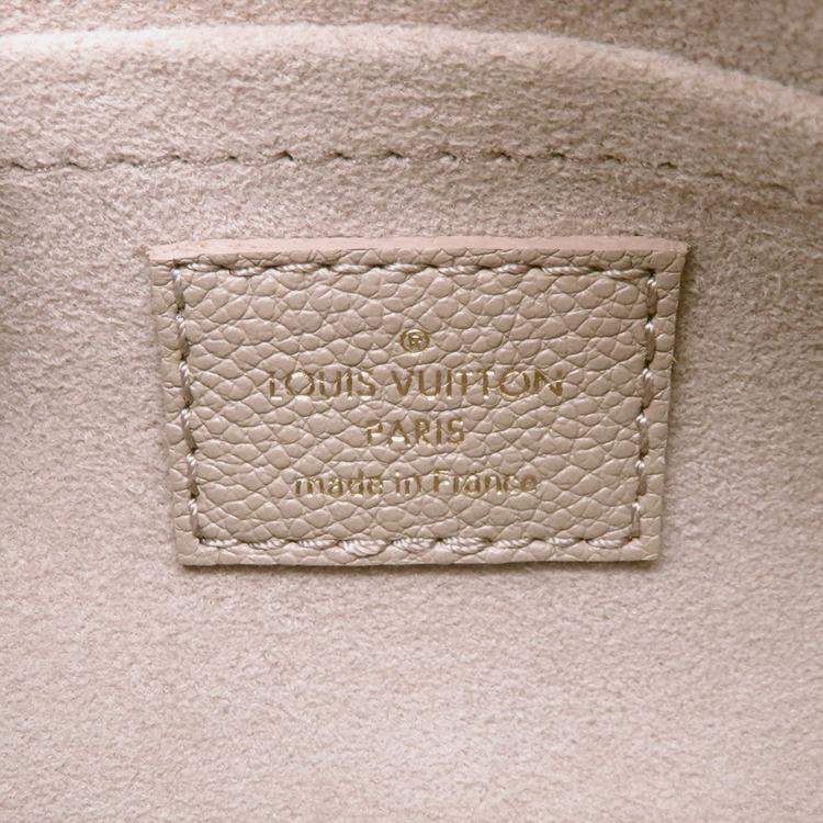 Pre Owned Louis Vuitton Papillon Bb Tourterelle Claim Bicolor Monogram Empreinte Leather