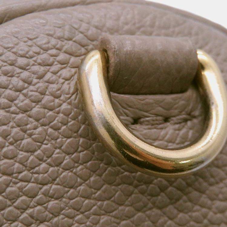 Pre Owned Louis Vuitton Papillon Bb Tourterelle Claim Bicolor Monogram Empreinte Leather