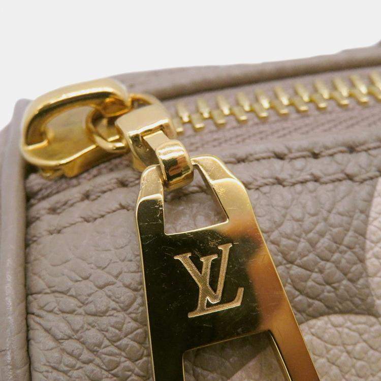 Pre Owned Louis Vuitton Papillon Bb Tourterelle Claim Bicolor Monogram Empreinte Leather
