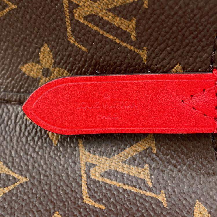 Pre Owned Louis Vuitton Neonoe Coquelicot Monogram Size Mm