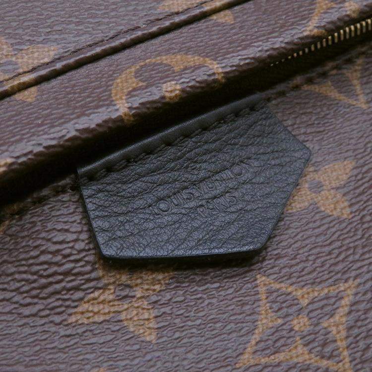 Pre Owned Louis Vuitton Palm Springs Backpack Noir Monogram Size Pm