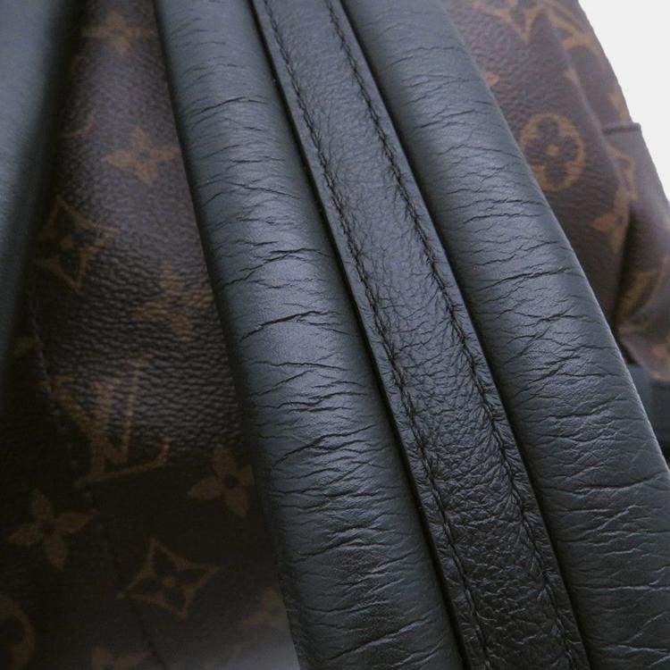 Pre Owned Louis Vuitton Palm Springs Backpack Noir Monogram Size Pm