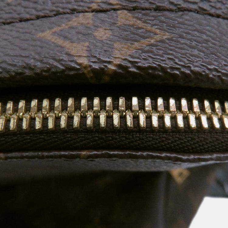 Pre Owned Louis Vuitton Palm Springs Backpack Noir Monogram Size Pm