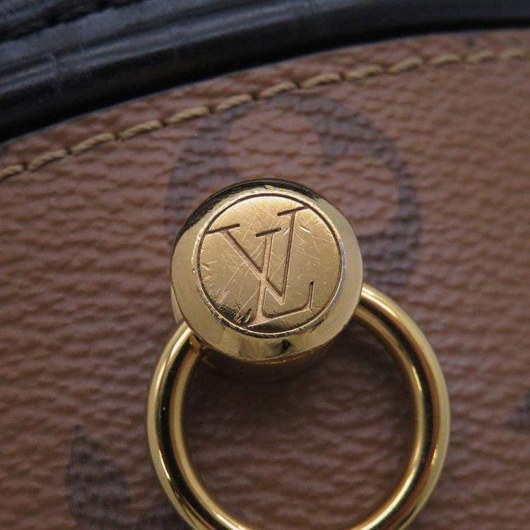 Pre Owned Louis Vuitton Cannes Noir Monogram Monogram Reverse Canvas