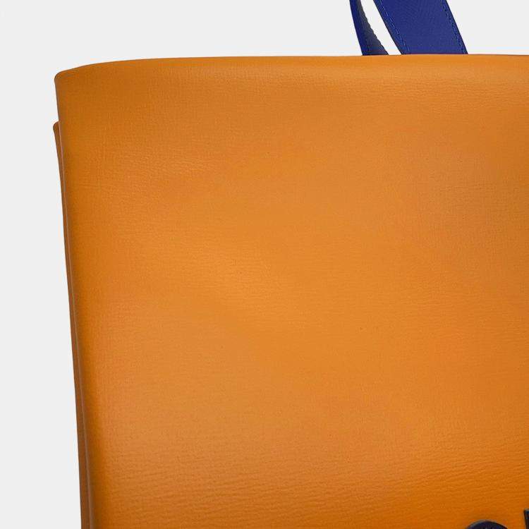 مملوكة مسبقًا Louis Vuitton Shopper Tote Saffron Leather Size Mm
