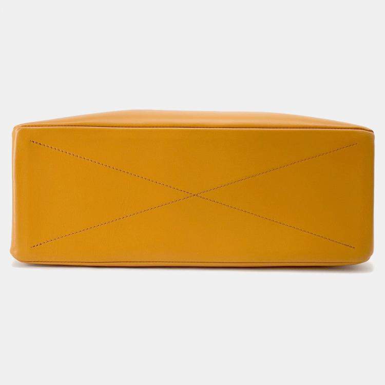 مملوكة مسبقًا Louis Vuitton Shopper Tote Saffron Leather Size Mm