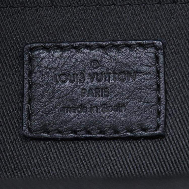 Pre Owned Louis Vuitton Palm Springs Backpack Noir Monogram Size Mini