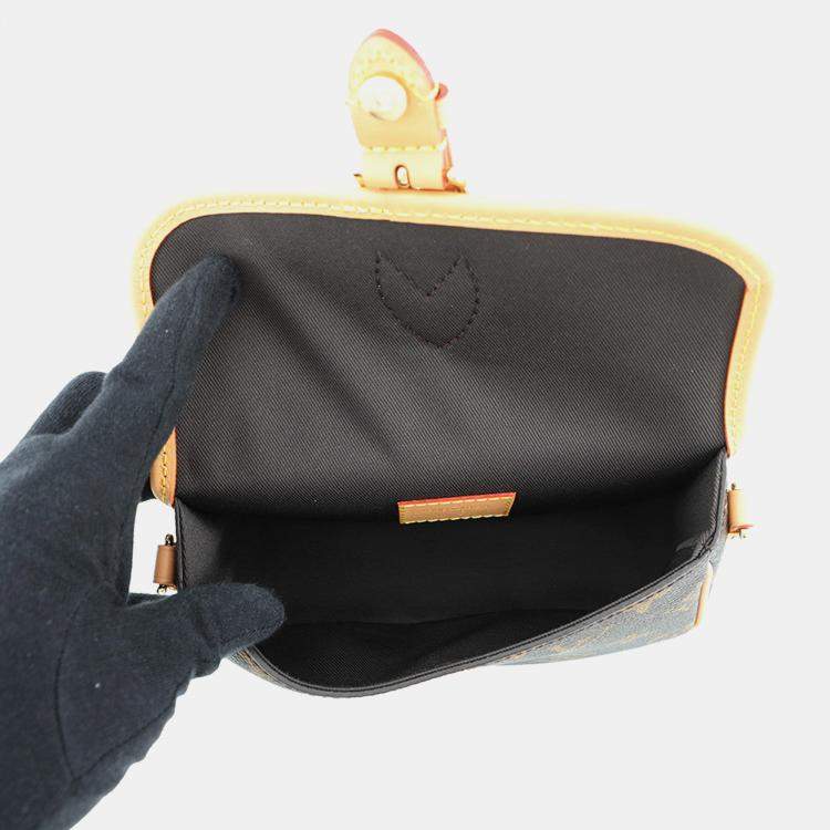 Pre Owned Louis Vuitton Nano Diane Brown Monogram