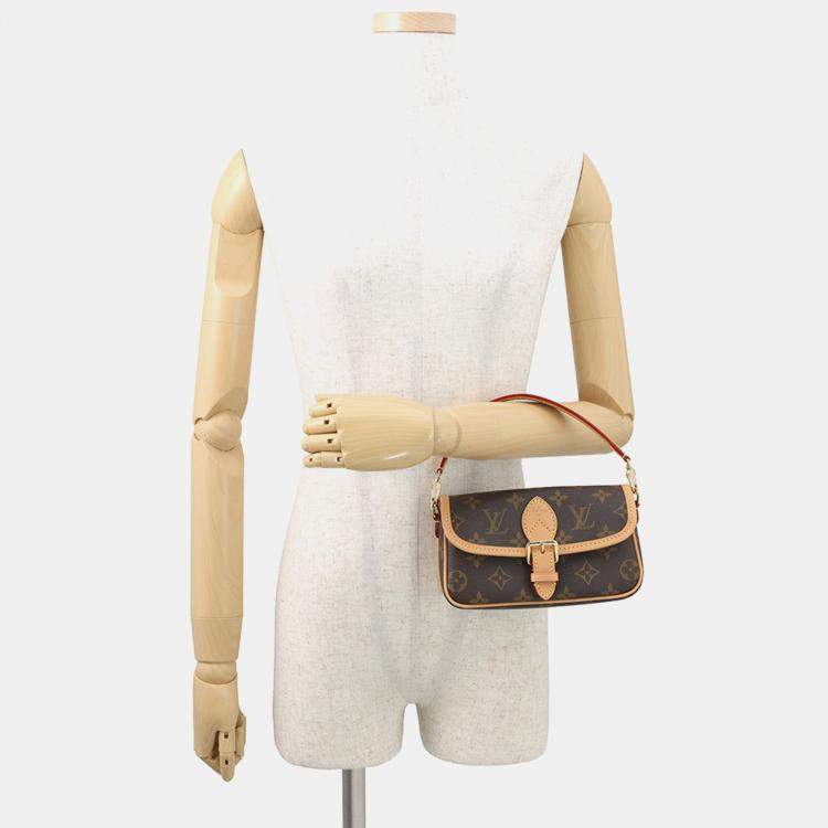 Pre Owned Louis Vuitton Nano Diane Brown Monogram