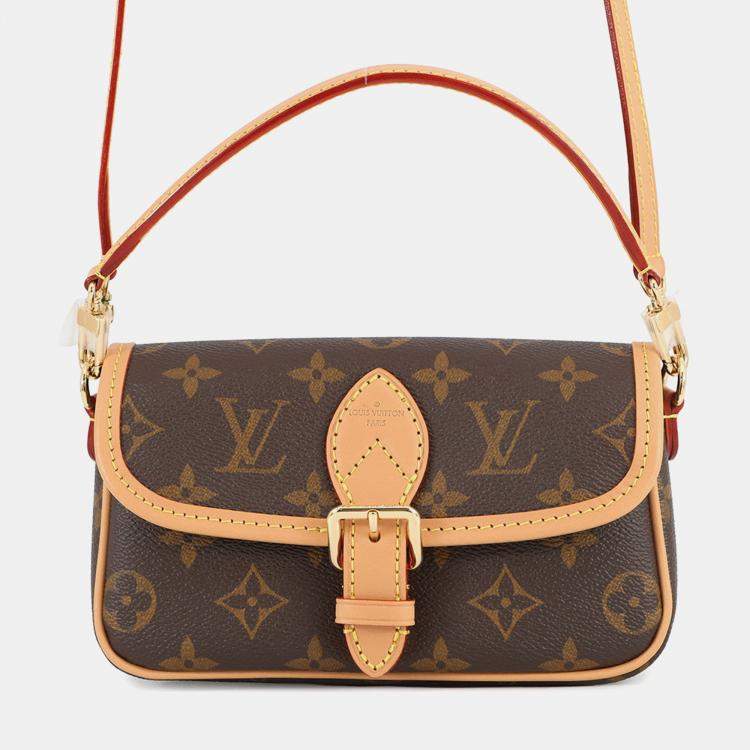 Pre Owned Louis Vuitton Nano Diane Brown Monogram