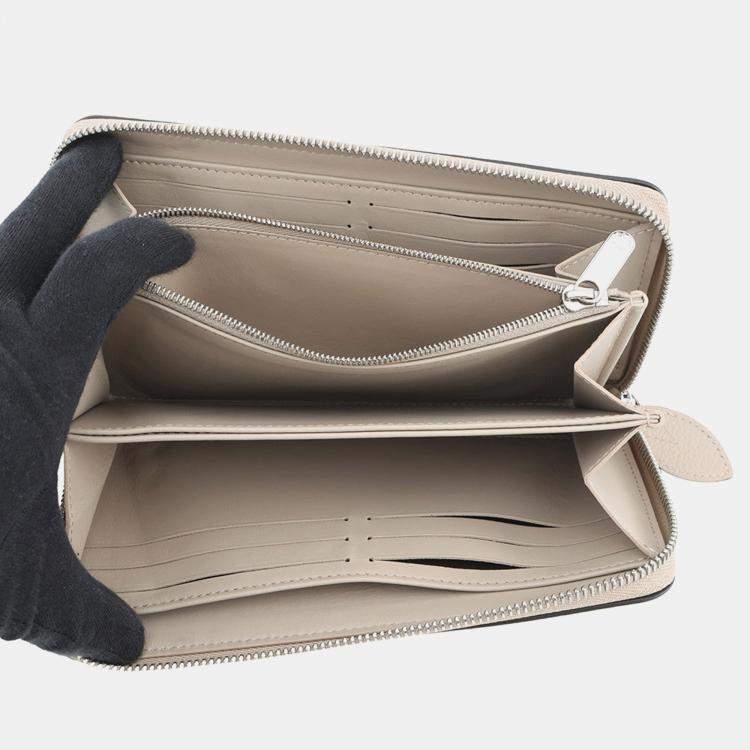 مملوكة مسبقًا Louis Vuitton Zippy Wallet Galet Monogram Mahina