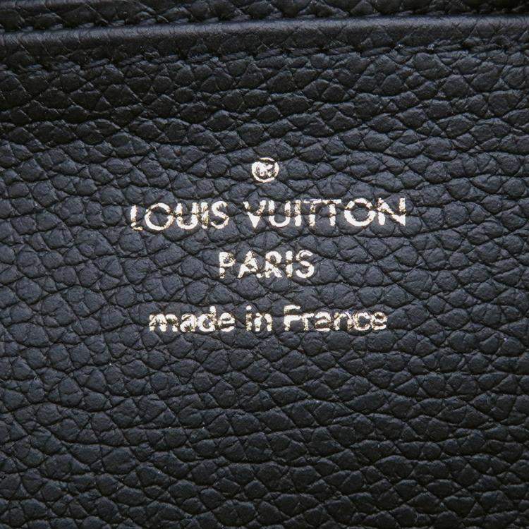 Pre Owned Louis Vuitton Zippy Wallet Noir/Beige Bicolor Monogram Empreinte Leather