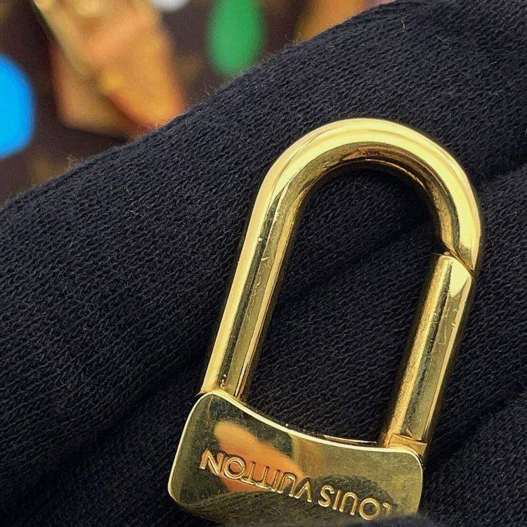 مملوكة مسبقًا Louis Vuitton Lv X Yk Nano Speedy Red Monogram Painted Dot Size Nano