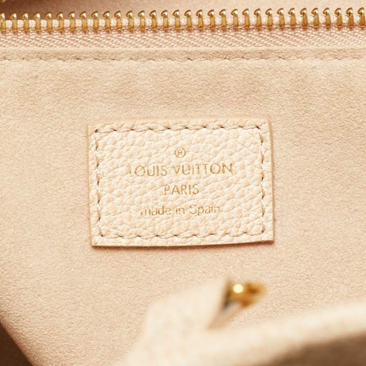 Pre Owned Louis Vuitton Neverfull MM Summer Stardust Monogram Empreinte Leather Bag