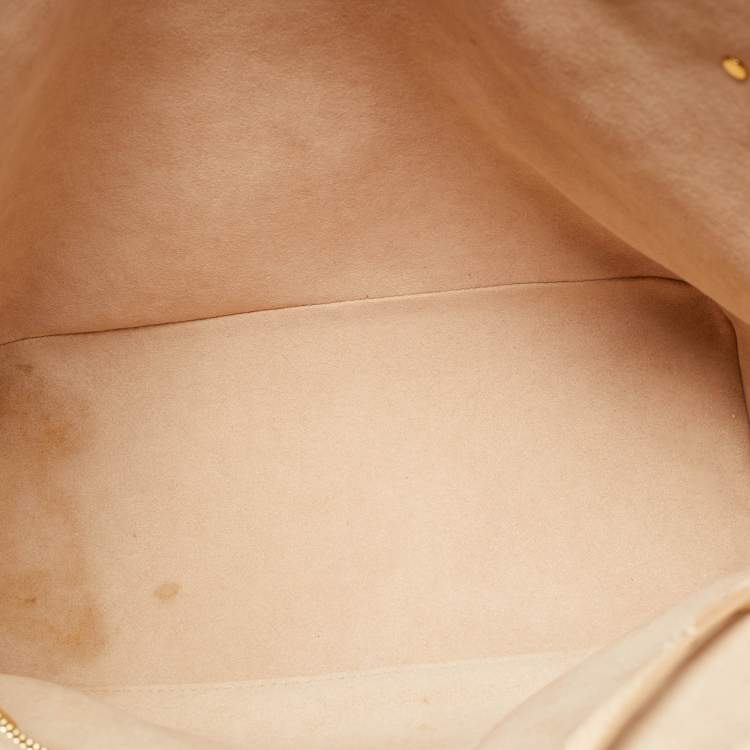 Pre Owned Louis Vuitton Neverfull MM Summer Stardust Monogram Empreinte Leather Bag