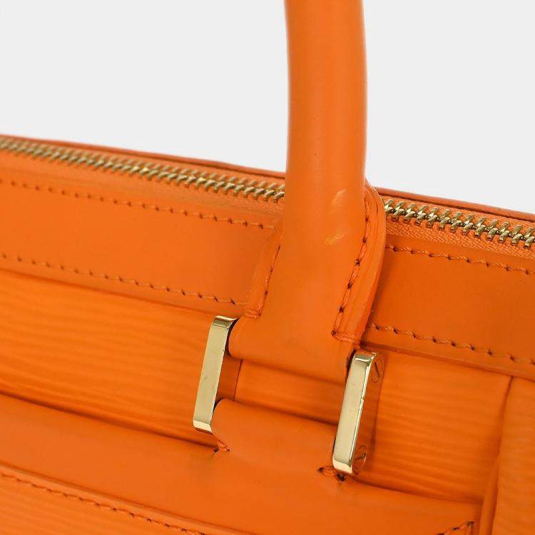 Pre Owned Louis Vuitton Orange Epi Dhanura PM 2way Handbag