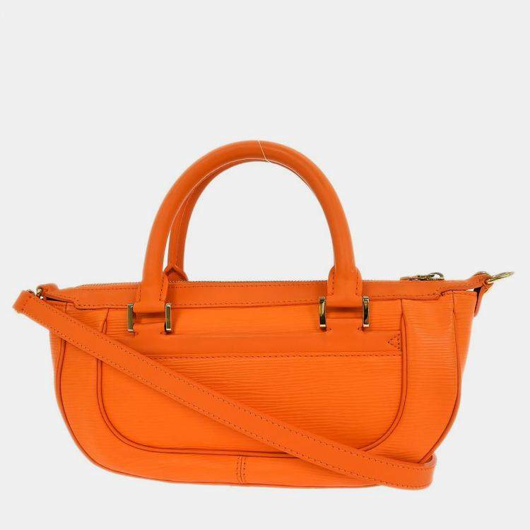 Pre Owned Louis Vuitton Orange Epi Dhanura PM 2way Handbag