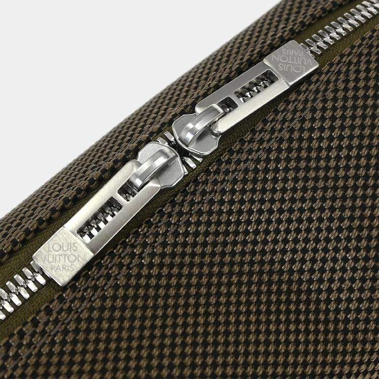 Pre Owned Louis Vuitton Terre Damier Geant Citadin PM Shoulder Bag