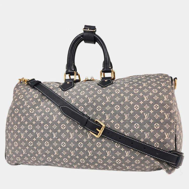 Pre Owned Louis Vuitton Monogram Idylle Speedy Voyage 45 Duffle Bag
