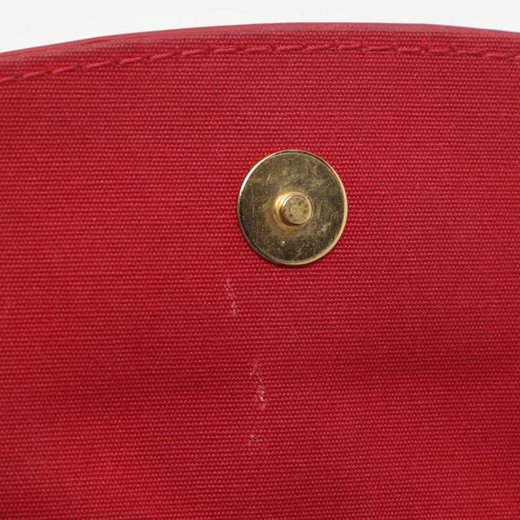 Pre Owned Louis Vuitton Sunset Boulevard Pomme D’amour Monogram Vernis Bag