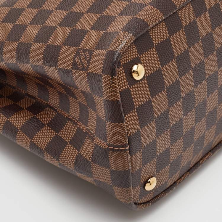 Pre Owned Louis Vuitton Kensington V Damier Ebene Canvas Bag