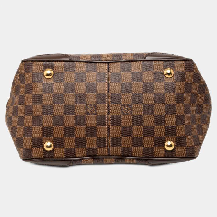 Pre Owned Louis Vuitton Brown Damier Ebene Verona PM