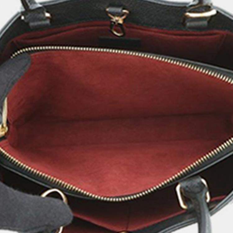 Pre Owned Louis Vuitton Black Bicolor Monogram Empreinte Giant Montaigne BB