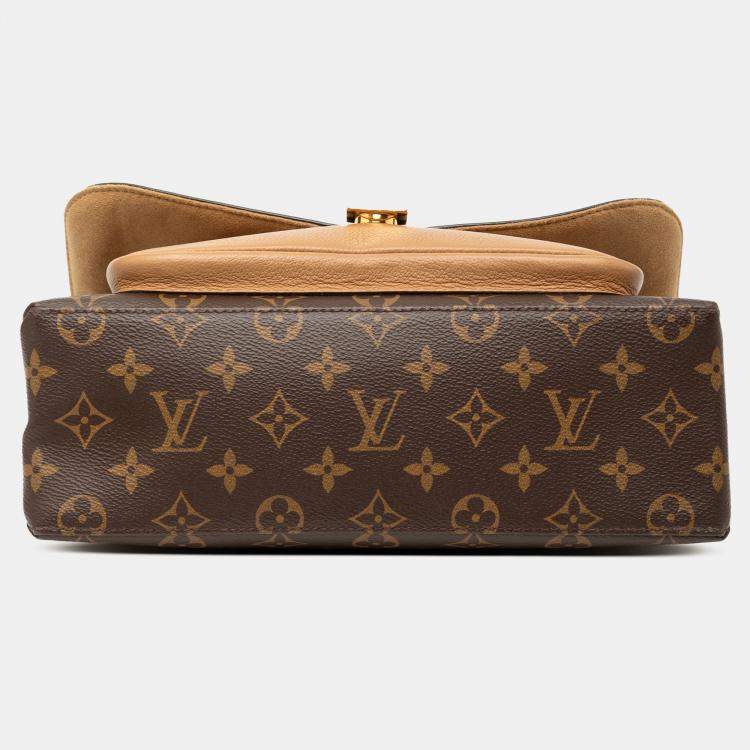 Pre Owned Louis Vuitton Brown Monogram Marignan Handbag