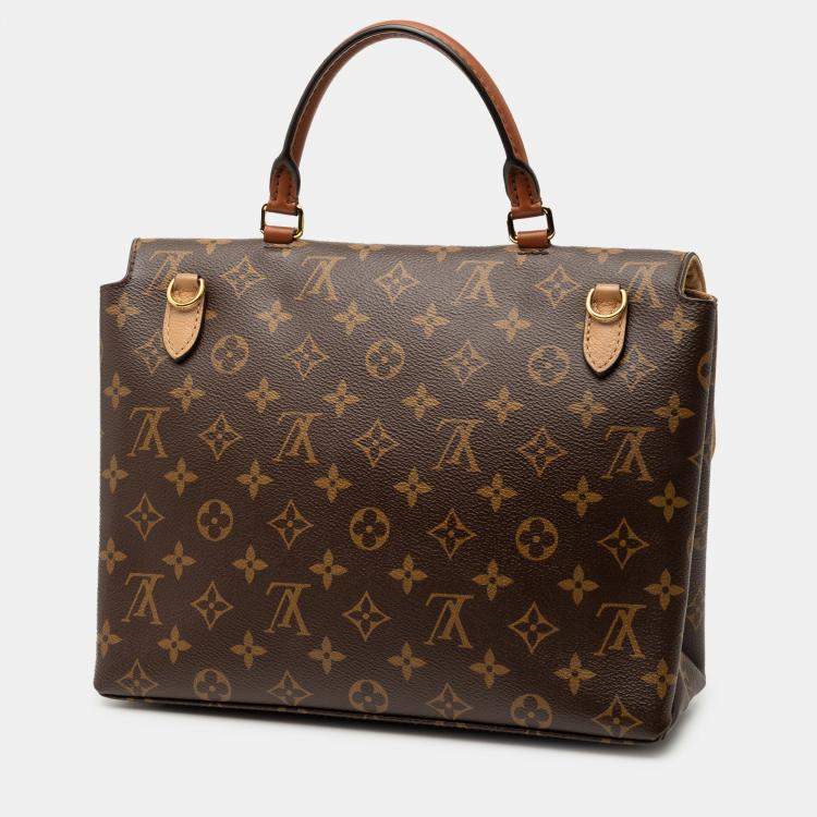 Pre Owned Louis Vuitton Brown Monogram Marignan Handbag