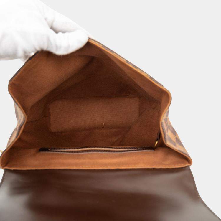 مملوكة مسبقًا Louis Vuitton Brown Damier Ebene Soho Backpack