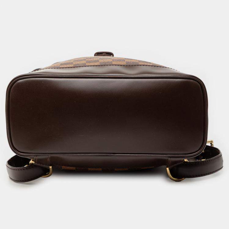 مملوكة مسبقًا Louis Vuitton Brown Damier Ebene Soho Backpack