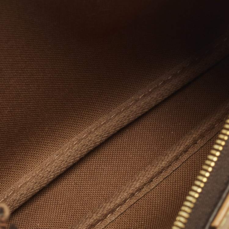 Pre Owned Louis Vuitton Khaki Monogram Canvas Multi Pochette Accessories Bag