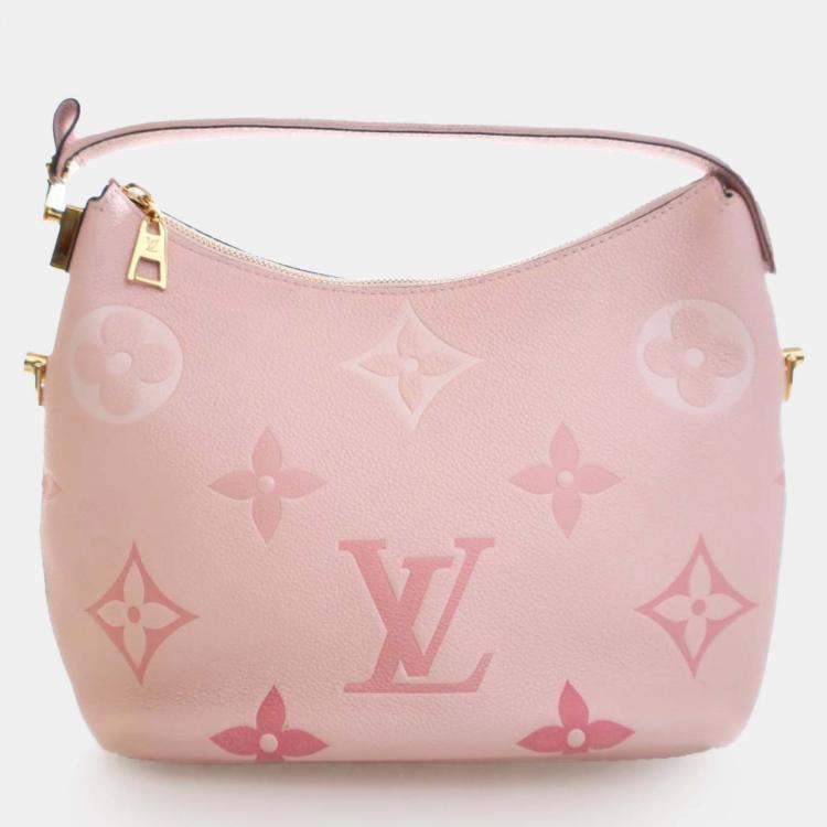 Pre Owned Louis Vuitton Pink Monogram Giant Empreinte By The Pool Marshmallow PM