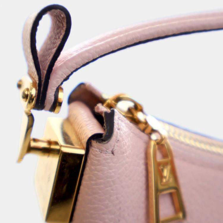 Pre Owned Louis Vuitton Pink Monogram Giant Empreinte By The Pool Marshmallow PM