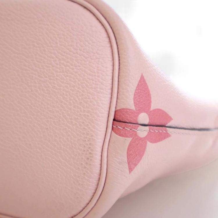 Pre Owned Louis Vuitton Pink Monogram Giant Empreinte By The Pool Marshmallow PM