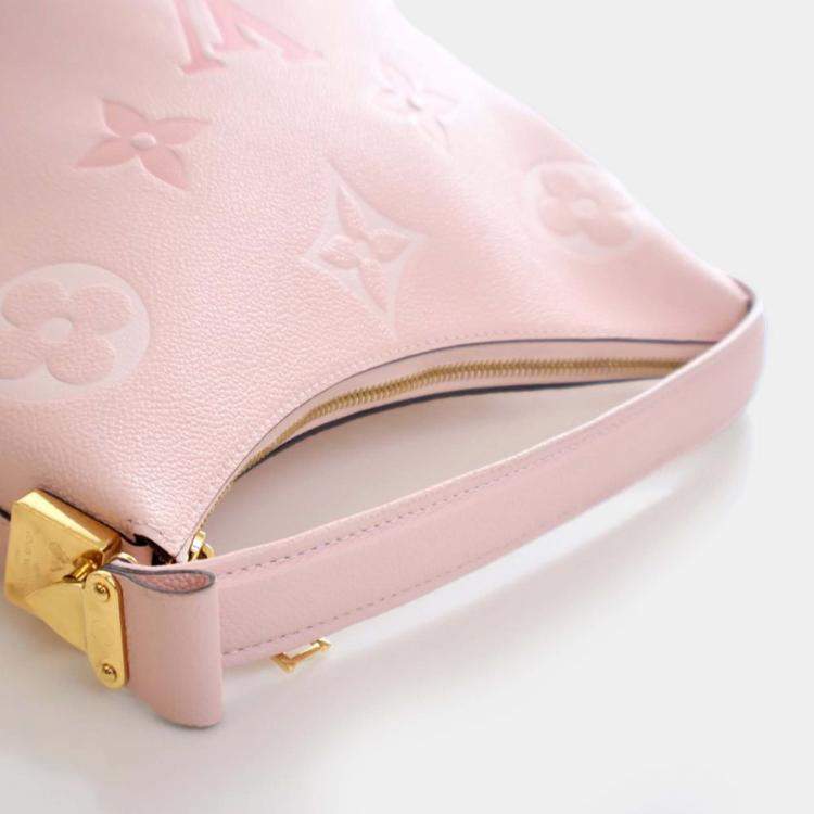 Pre Owned Louis Vuitton Pink Monogram Giant Empreinte By The Pool Marshmallow PM
