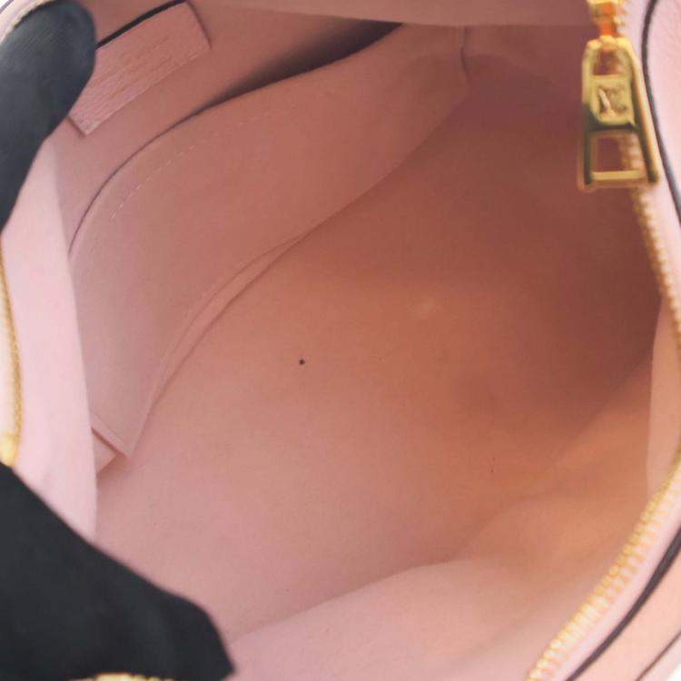 Pre Owned Louis Vuitton Pink Monogram Giant Empreinte By The Pool Marshmallow PM