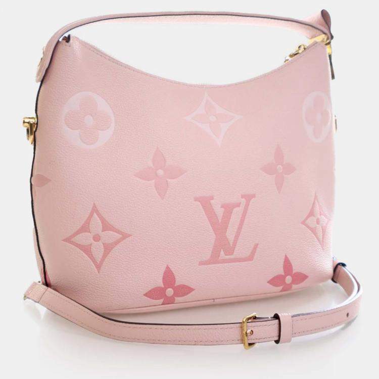 Pre Owned Louis Vuitton Pink Monogram Giant Empreinte By The Pool Marshmallow PM