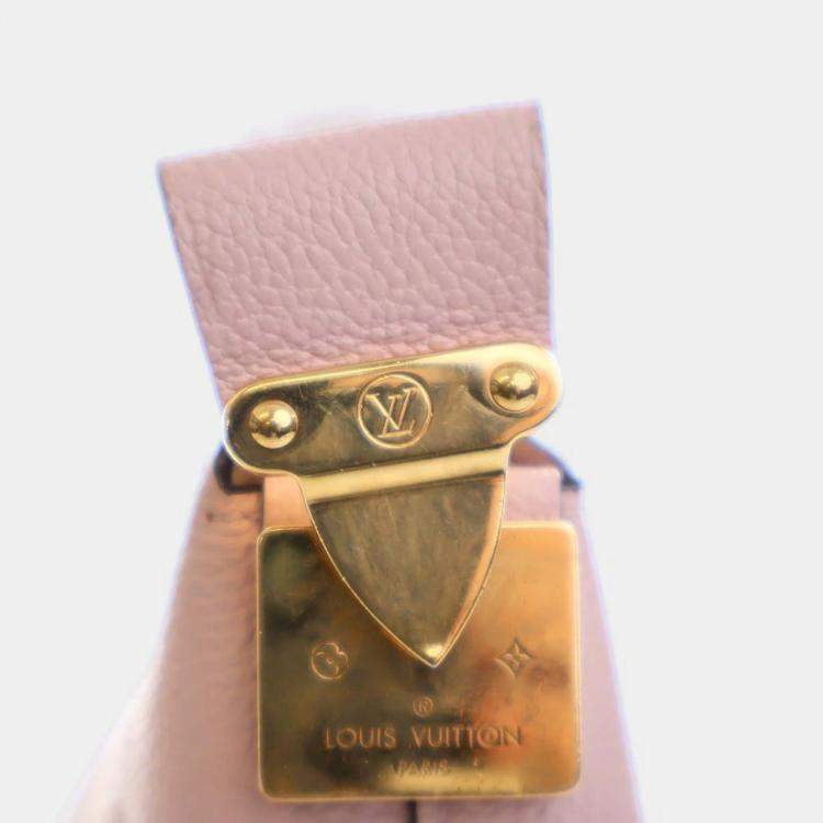 Pre Owned Louis Vuitton Pink Monogram Giant Empreinte By The Pool Marshmallow PM