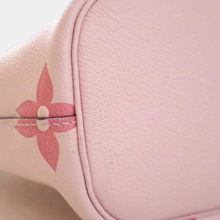 Pre Owned Louis Vuitton Pink Monogram Giant Empreinte By The Pool Marshmallow PM